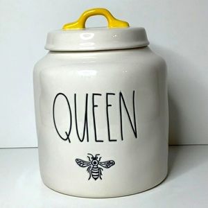 🆕 Rae Dunn Large QUEEN 🐝 Bee Canister